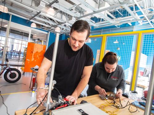 Engineering robotics lab image
